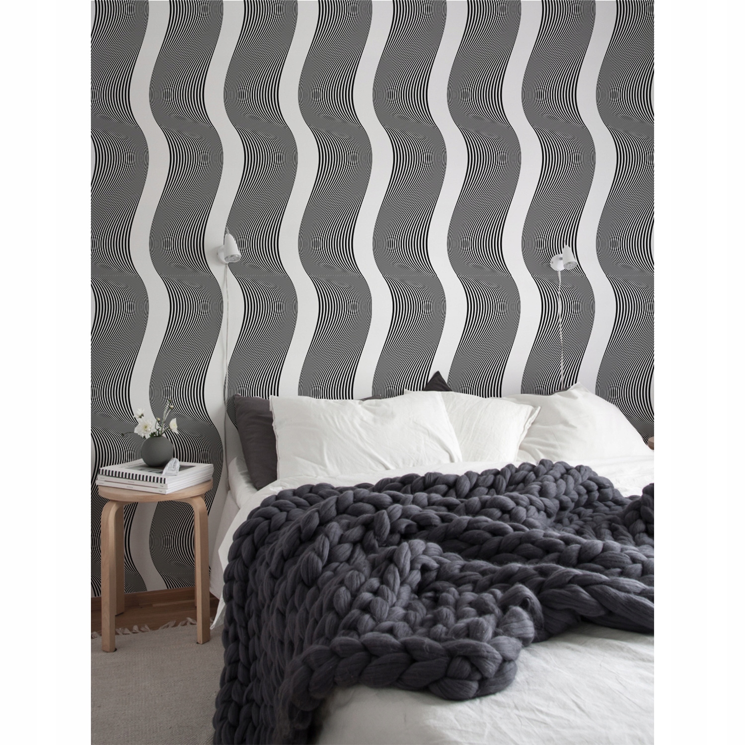 

Fototapeta Czarno-biała iluzja optyczna 250x104 cm