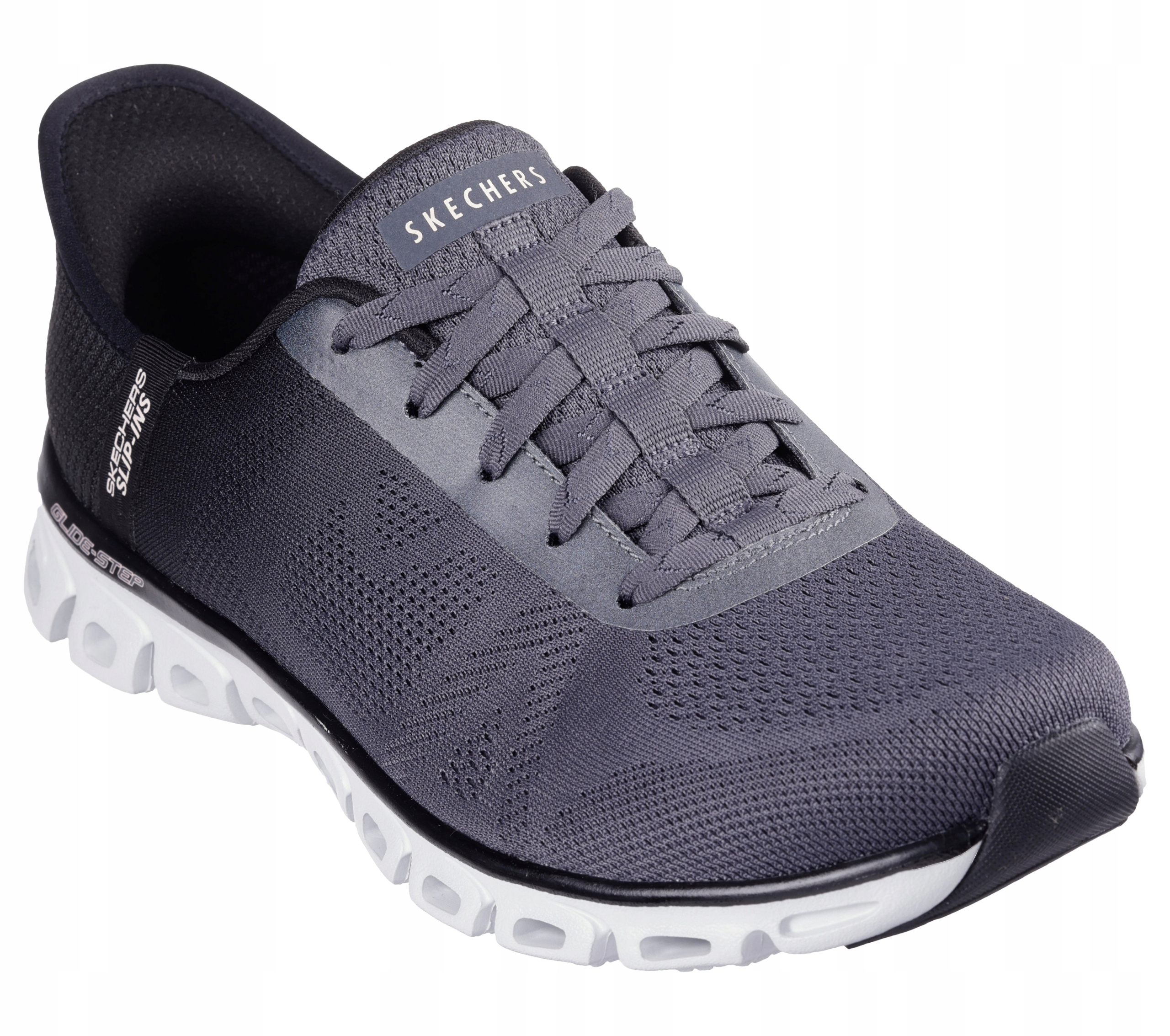Skechers Sportovní Šedé Pánské Boty Se Síťkou Glide Step 40 6AA