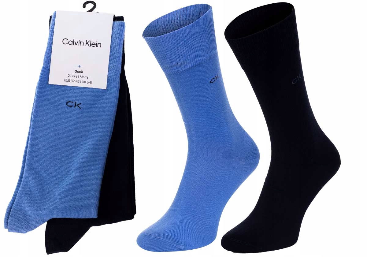 

Calvin Klein Skarpety Skarpetki 2P Blue/navy 39-42