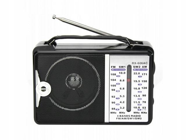 RADIO PRZENOŚNE SIECIOWE KUCHENNE BUDOWLANE NA BATERIE R20 AM, FM, SW 230V Marka Pronett