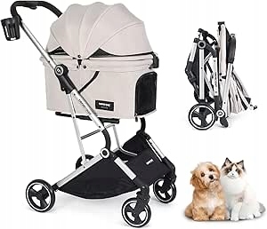 Levně Kočárek Beberoad pets šedý vel univerzální 36 x 105 x 67 cm