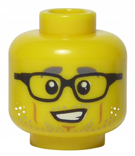 

Lego Głowa Męska/Zarost/Okulary (3626/6288015)