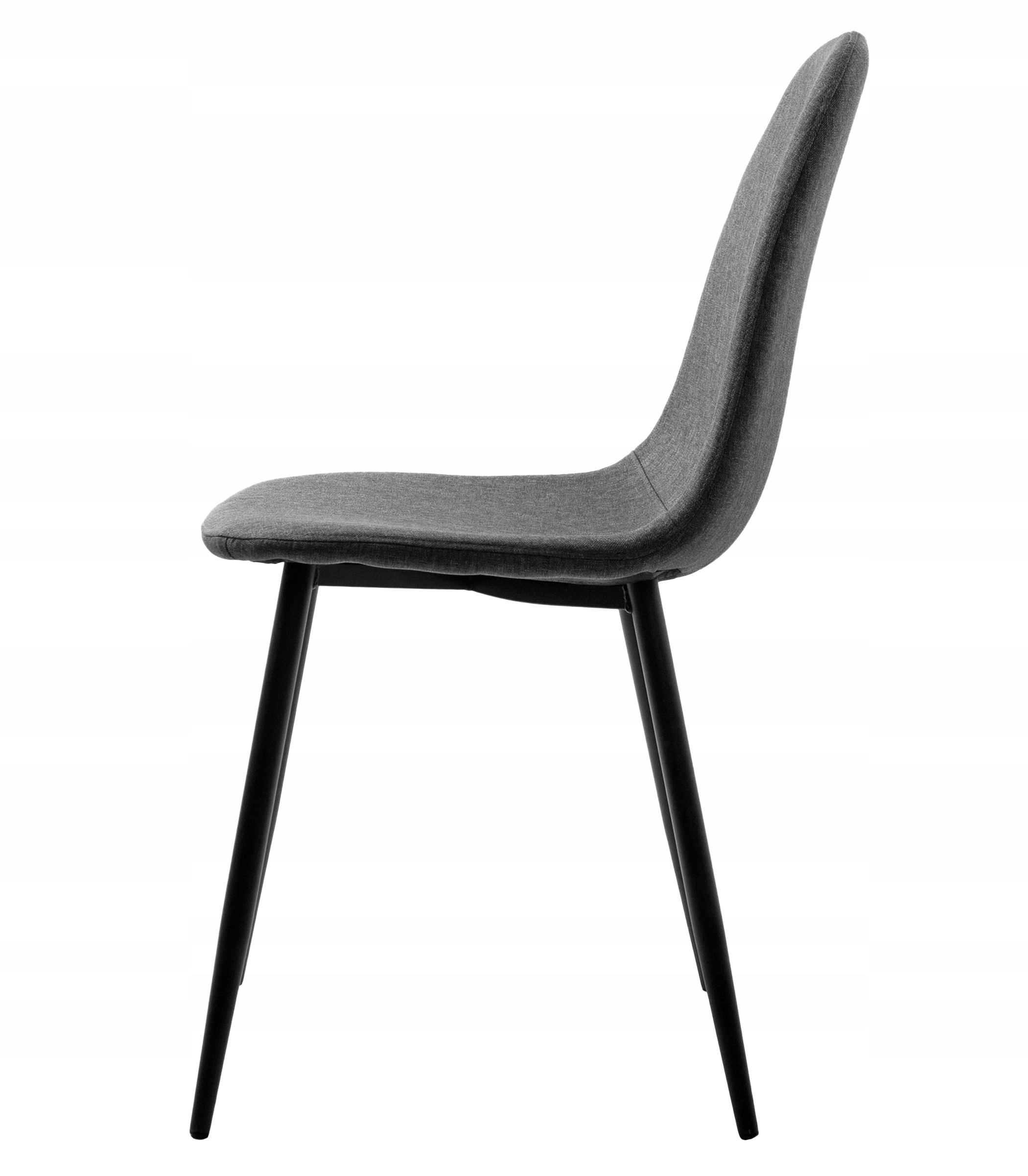 Krzesło KORA tapicerowane materiałowe NOWOCZESNE Głębokość mebla 52 cm