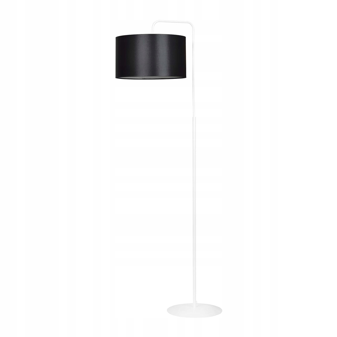 Podlahová lampa Trapo LP1 Wh Black biela, čierne tienidlo
