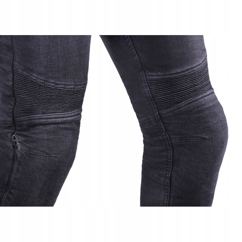 Jeansy motocyklowe Street Racer Spike II CE czarne Rozmiar: W42/L32 Kolor czarny