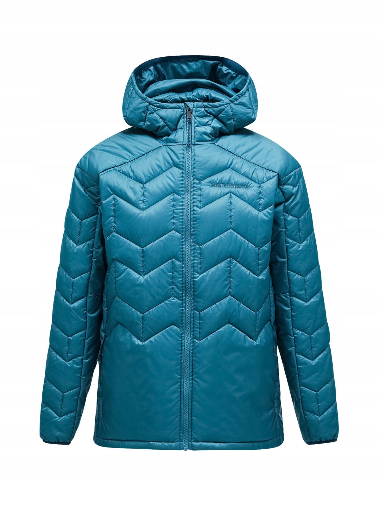 Pánská bunda Peak Performance Elevate Liner Hood tyrkysová 24/25 S