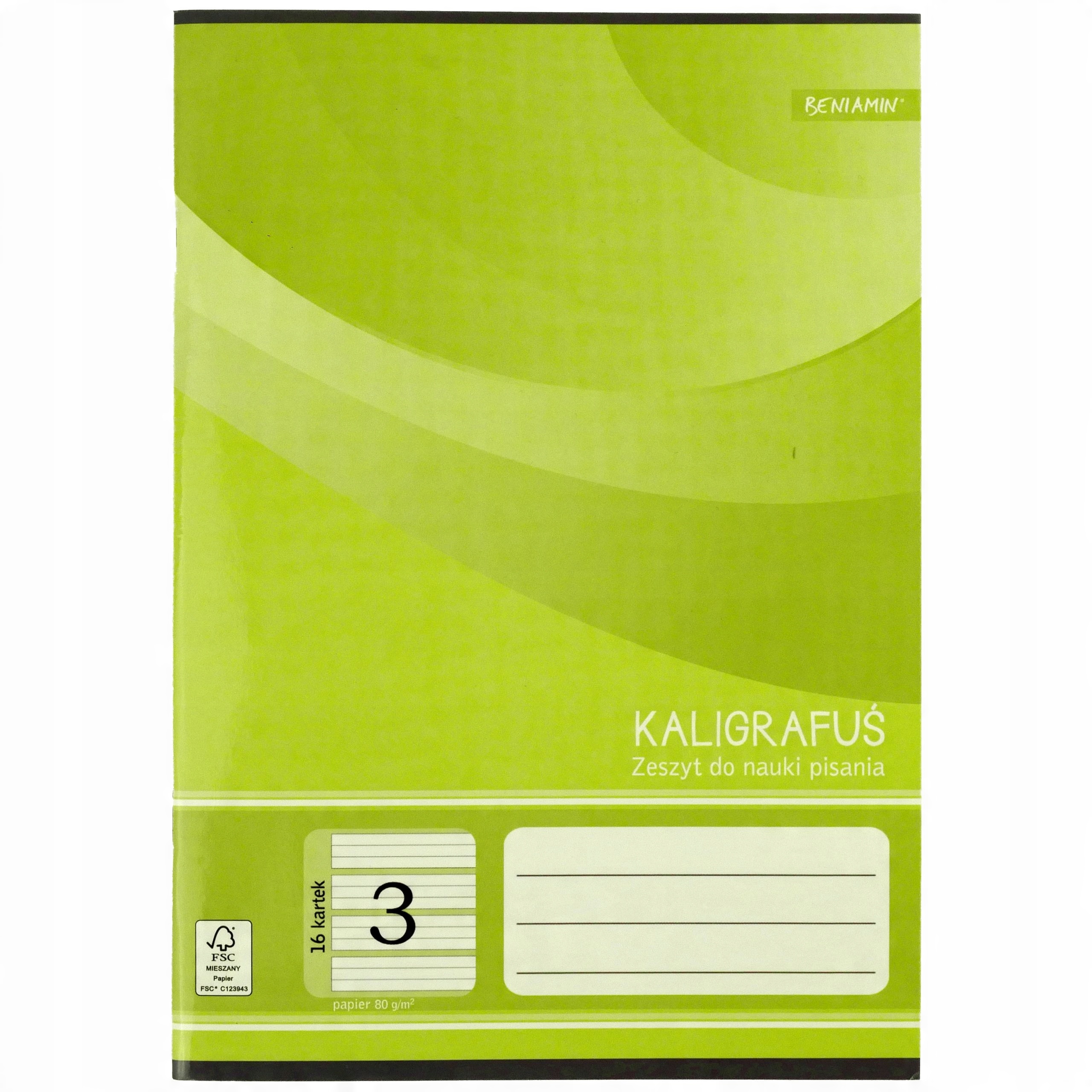 

Zeszyt Do Kaligrafii Nauki Pisania Kaligrafuś 16k