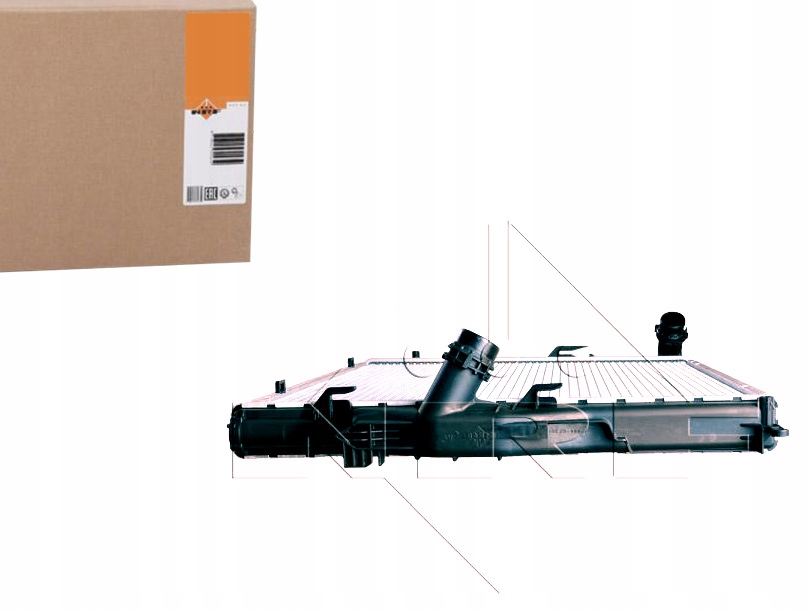 NRF53473 Chladič Bmw 1/3 E81/87/90 04- Asistent řidiče #33