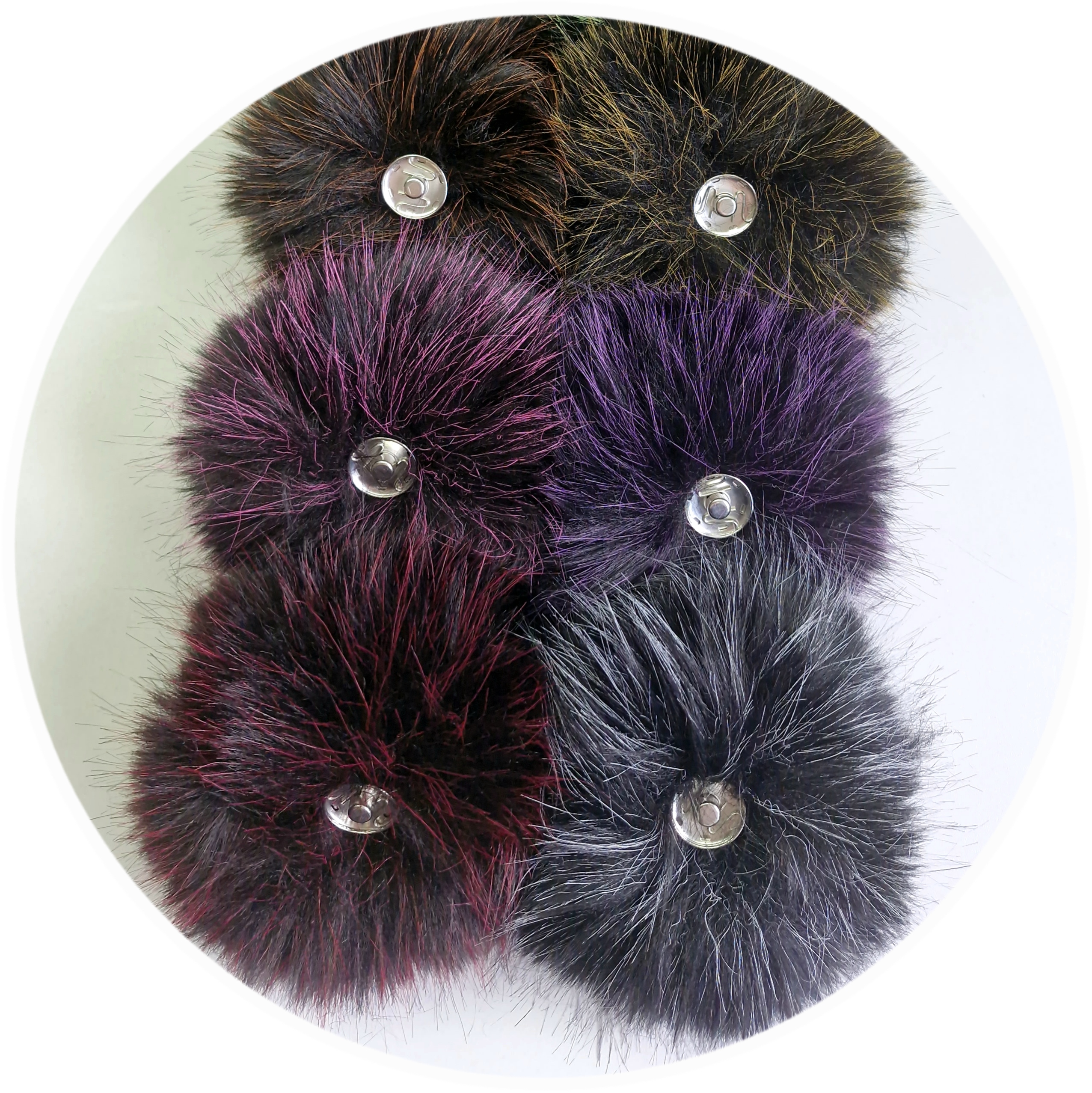 POMPON DO CZAPKI FUTRO LIS JENOT 15-17cm NAPA ZATRZASK