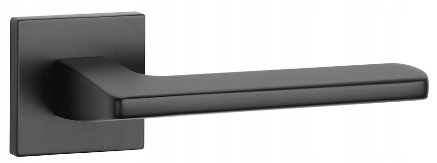 Kľučka rozeta štvorcová Yuka Q Slim čierna Aprile