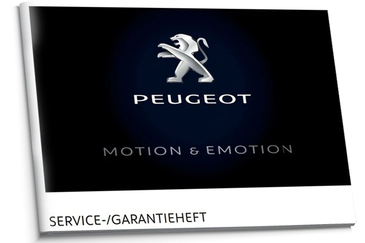 Peugeot Německá servisní kniha 2015-2017