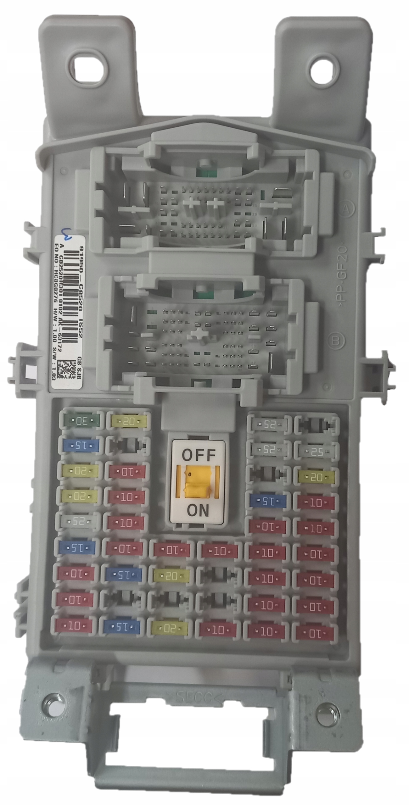 SKRZYNKA ZŁĄCZ ELEKTRYCZNYCH HYUNDAI i20 2014-2018