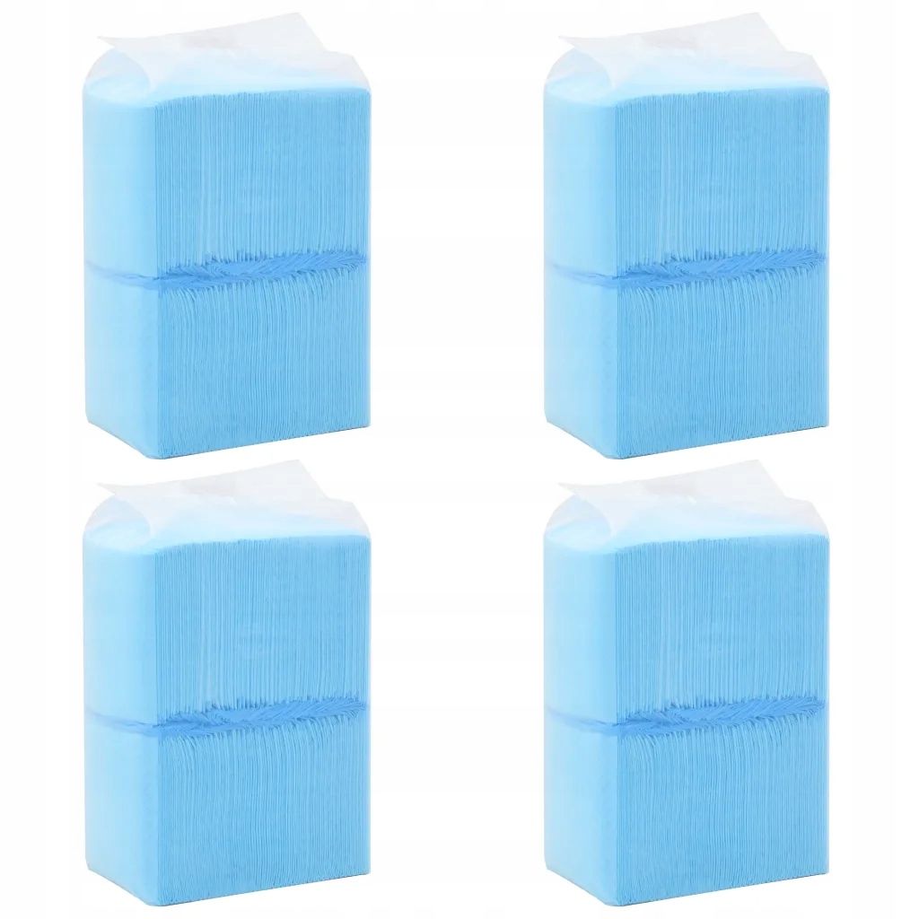 Levně Hygienické podložky pro štěňata 4-vrstvé, modro-bílé, 45x33