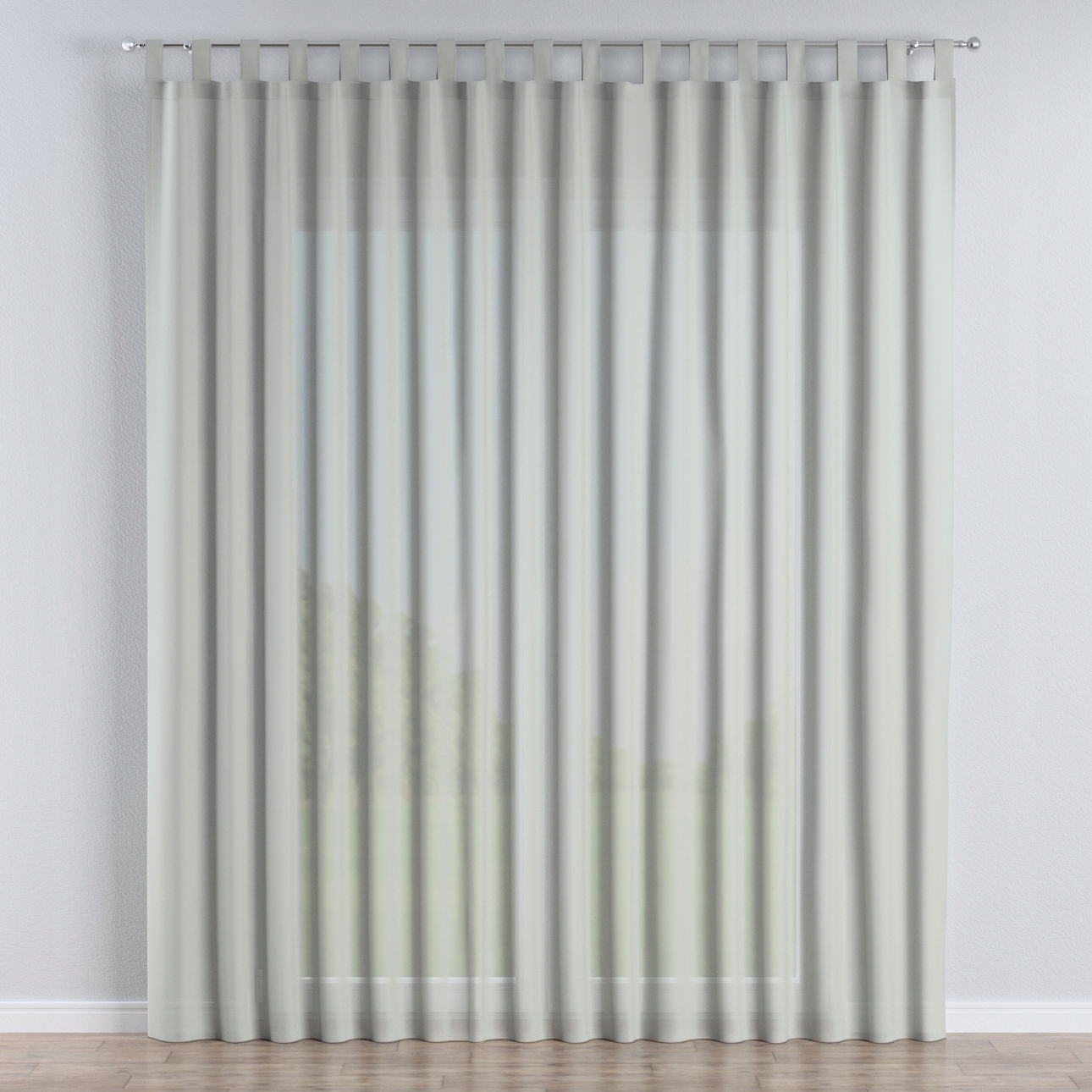 Hotová Záclona na poutkách Voálová 300x245cm bílá