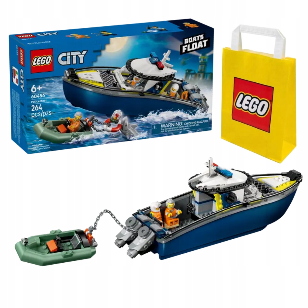 Lego City 60456 Pronásledování policejní lodí