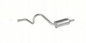 08.47 - Глушитель Ford Taunus 1,3+1,6 + хомут