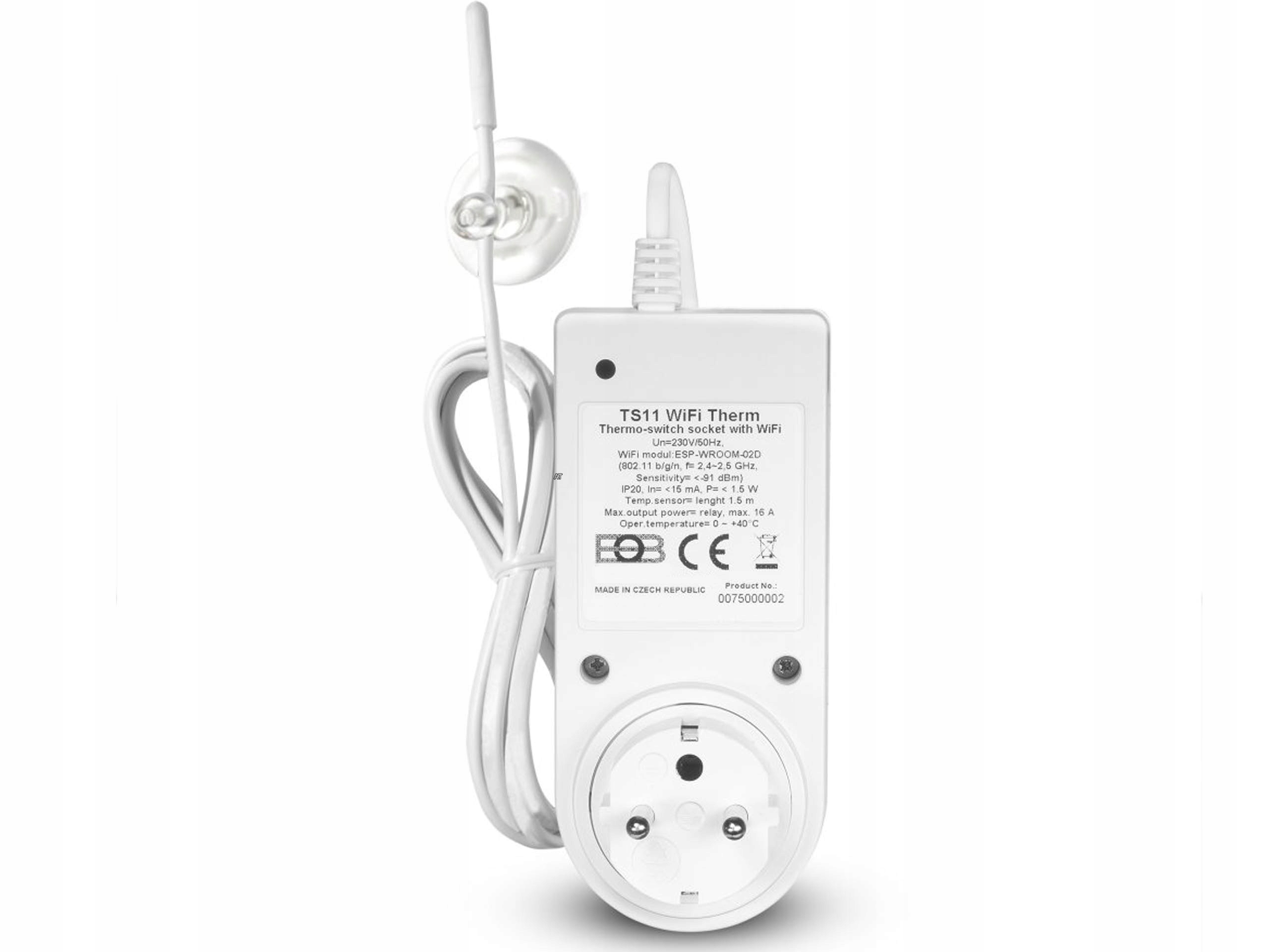 WIFI GNIAZDO PROGRAMATOR TERMOSTAT DO REGULACJI Kod producenta 5138983471748508889