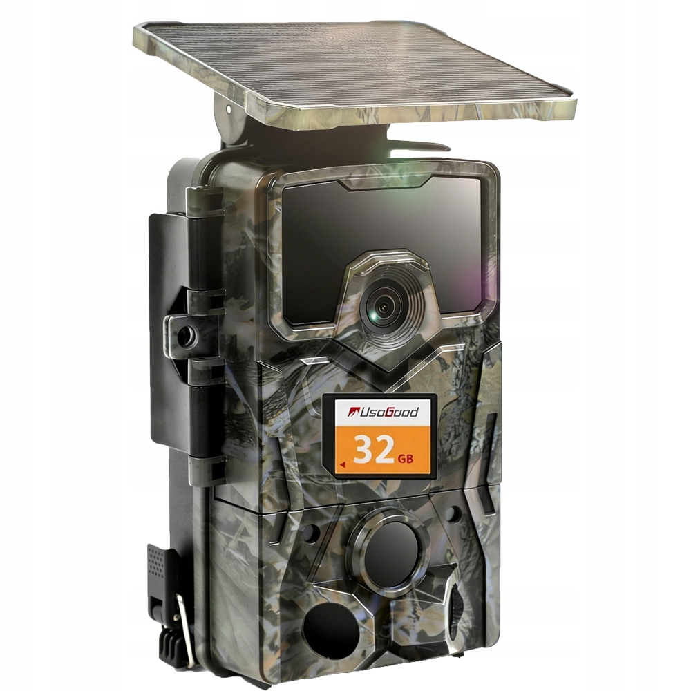 Sluneční Kamera 4K Lovecké kamery s funkcí nočního vidění