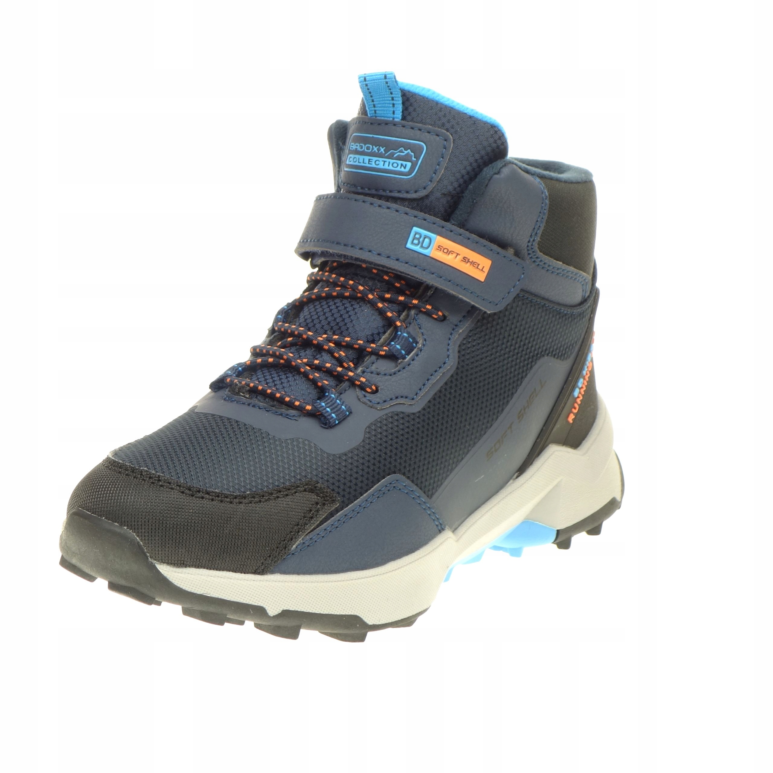 Buty Zimowe Trekkingowe Badoxx na Rzep Suwak Ocieplane Śniegowce 39