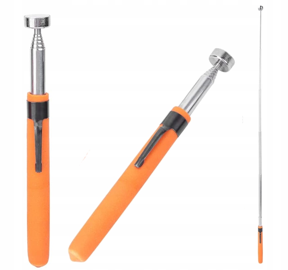 CHWYTAK MAGNETYCZNY MAGNES TELESKOPOWY DŁUGI MOCNY MAGNES NEODYMOWY GRATIS