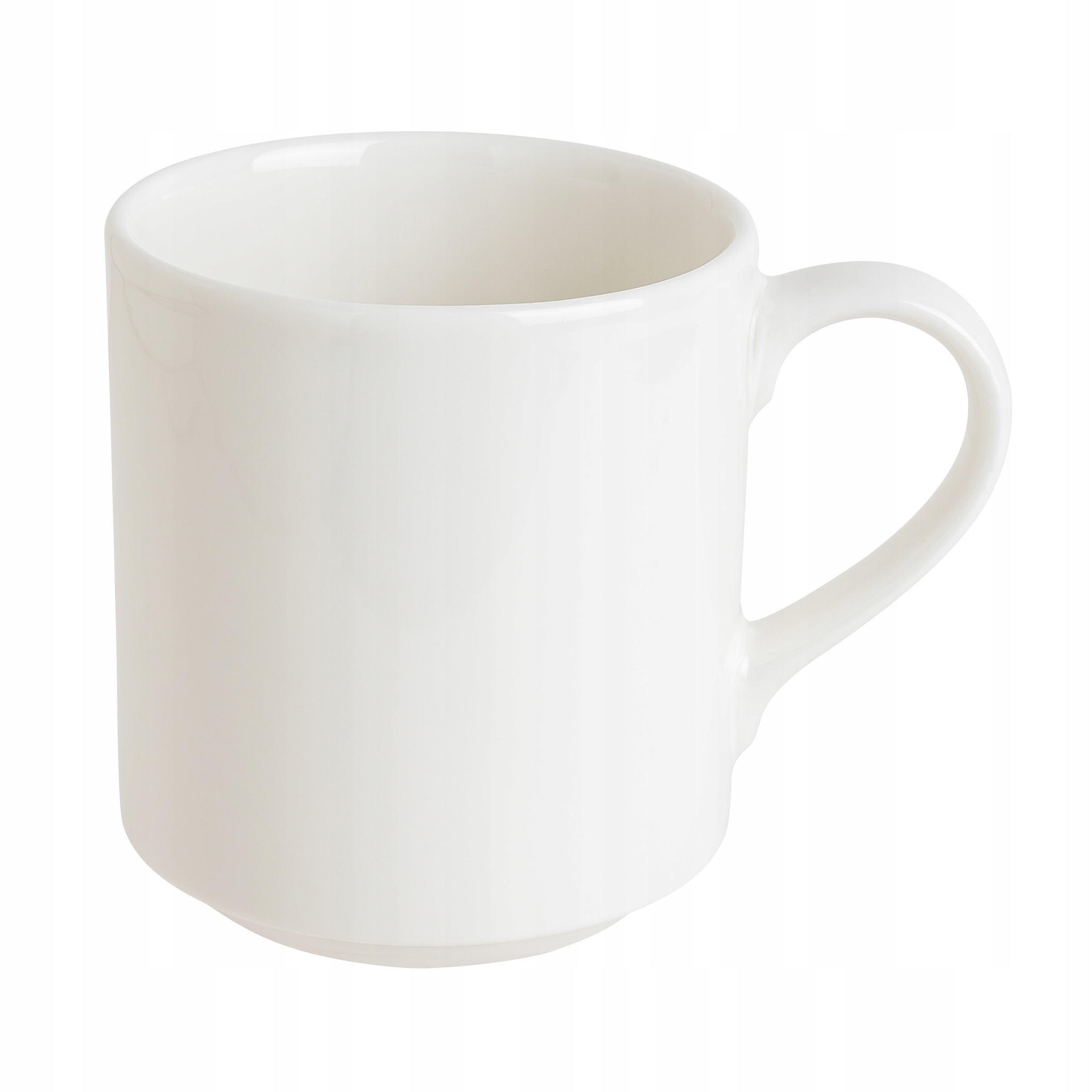 Hrnek porcelán 300ml Bílá krémová sada 12x Bonna