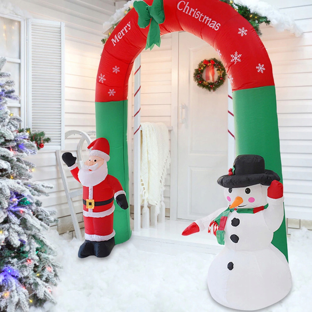 Надувной светодиодный рождественская арка снеговик XXL EAN 5902557355716