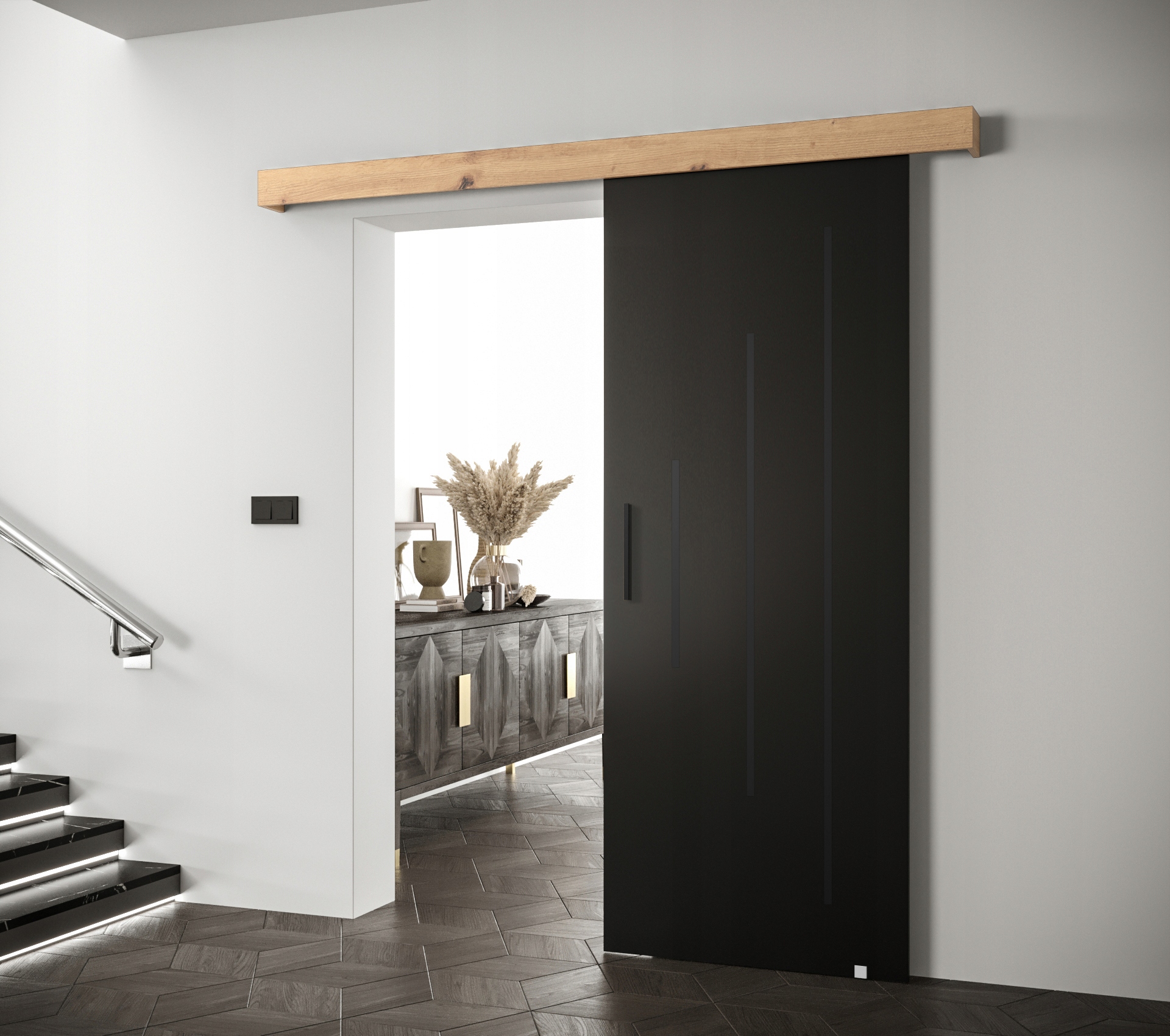 SALWADOR 90 wzór Y DRZWI PRZESUWNE naścienne Rodzaj przesuwne