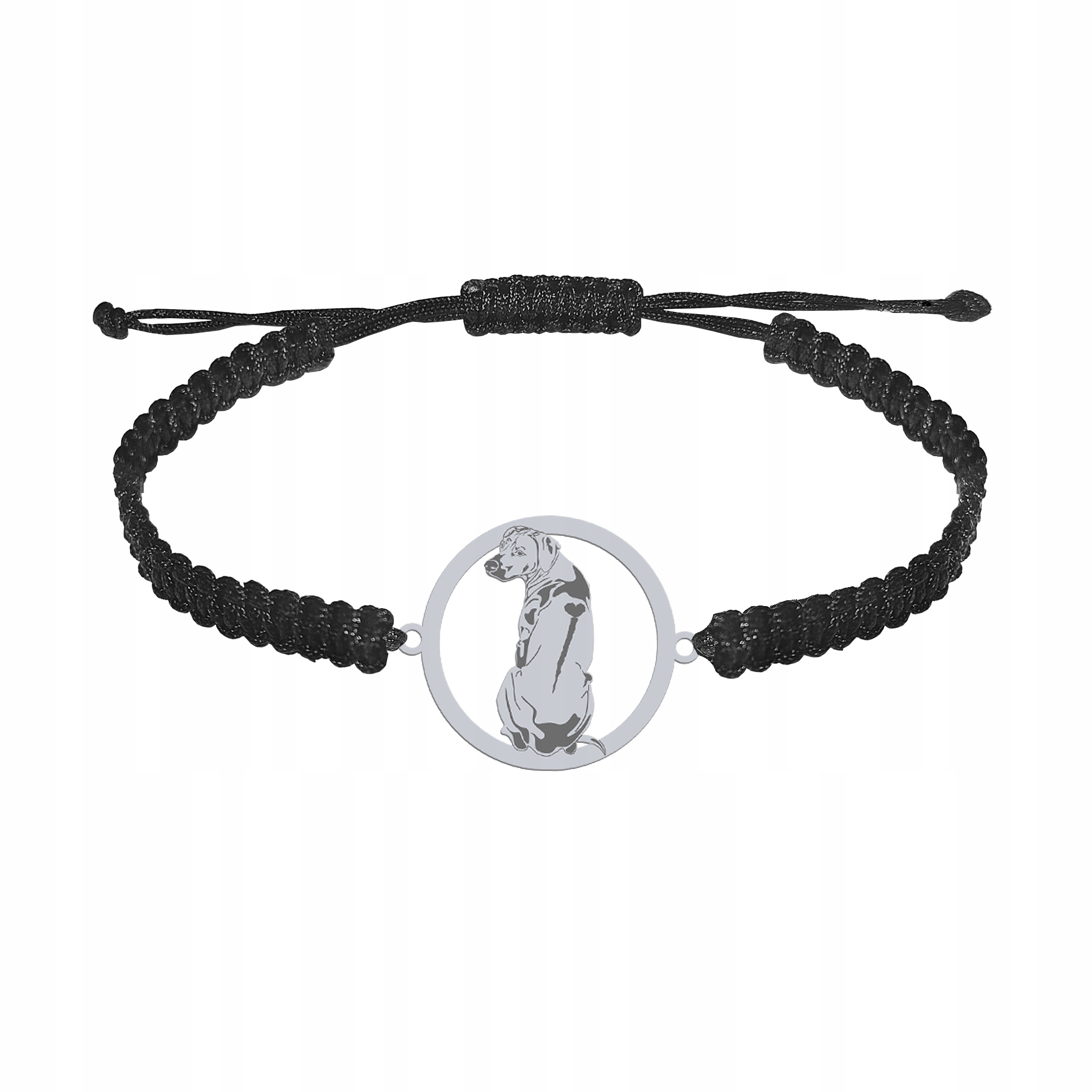Stříbrný náramek z Rhodéského ridgebacku 925 Makramé Šperky Gravírování