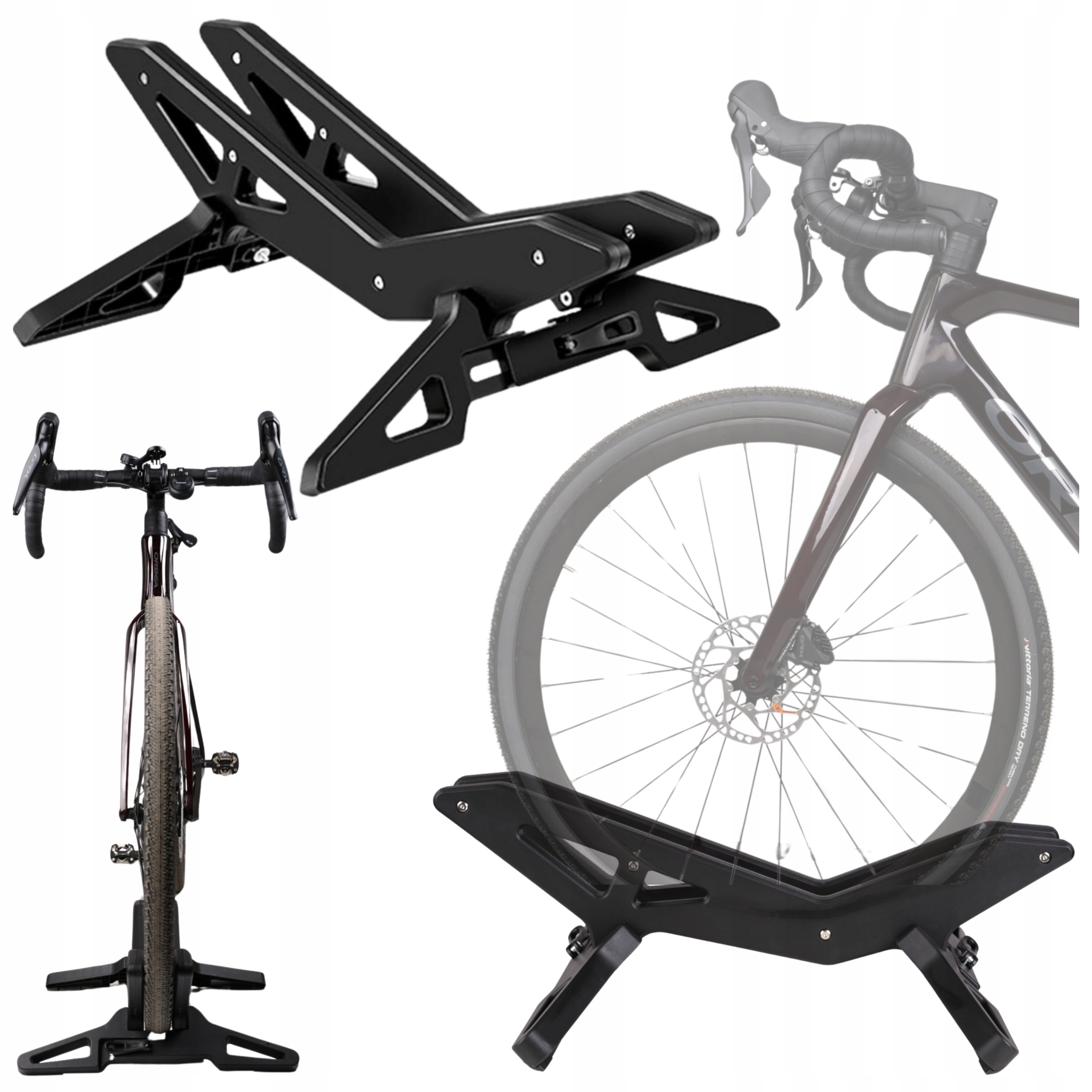 Servisní Stojan Na Kolo, Držák Na Podlahové Kolo, Nastavitelný, 26-80 MM