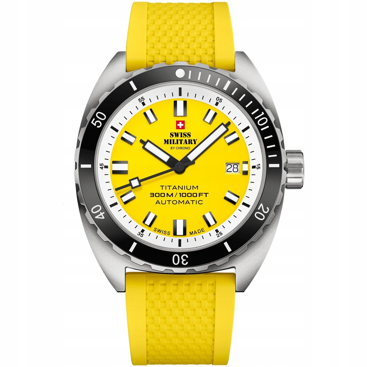 Pánské Hodinky Swiss Military by Chrono SMA34100.11 žlutý pásek