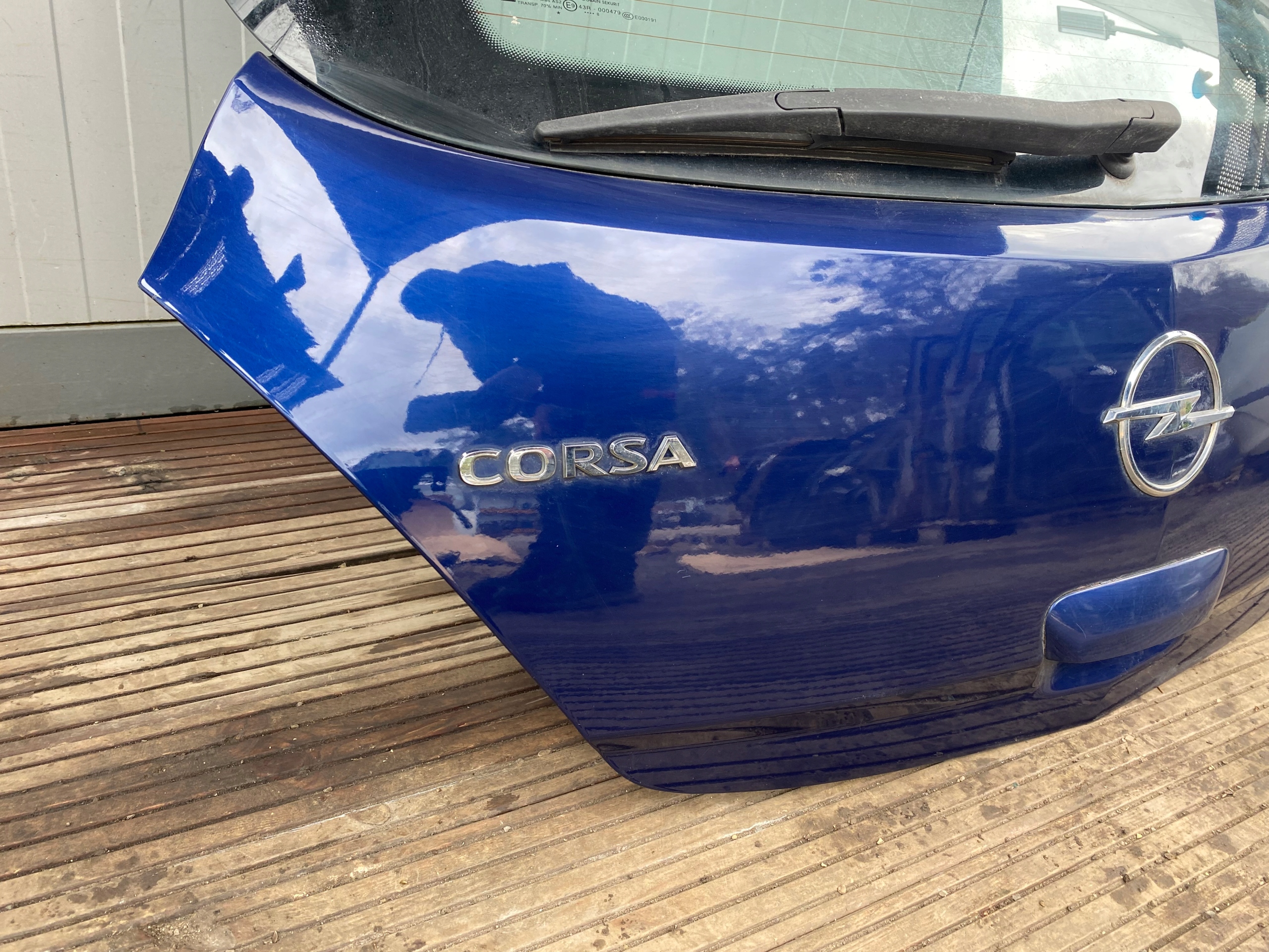 OPEL CORSA D 3D complete trunk door boot