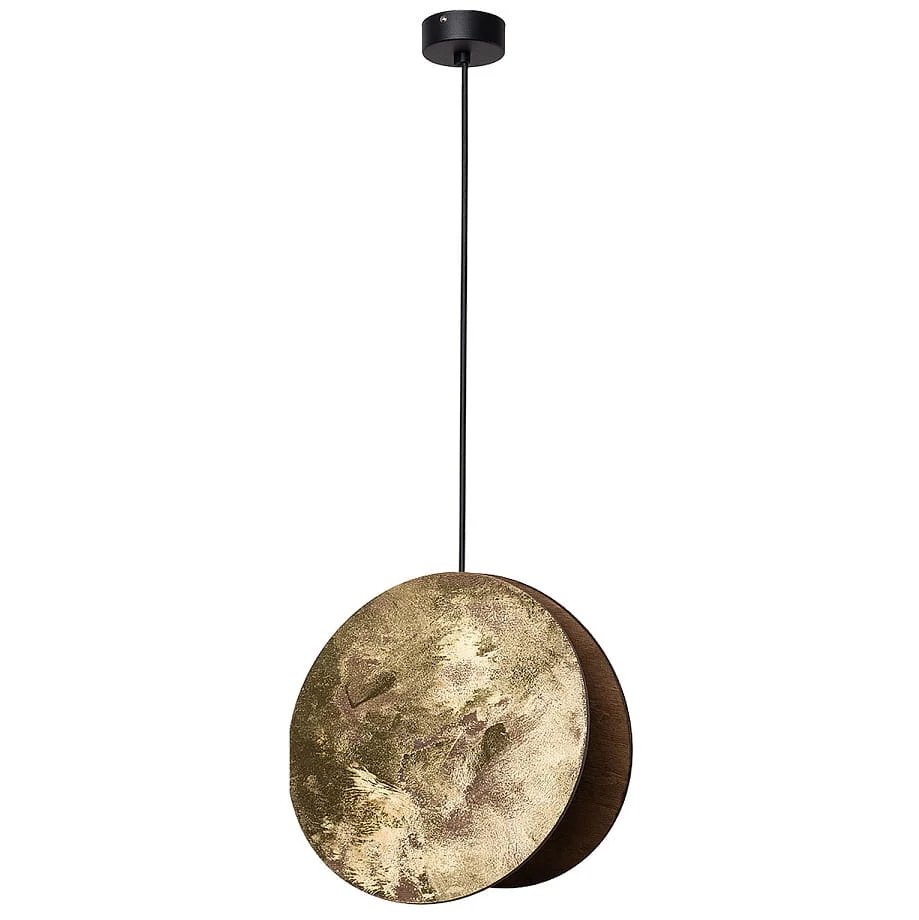 Závěsná Led lustrová lampa Nowodvorski Wheel zlatá