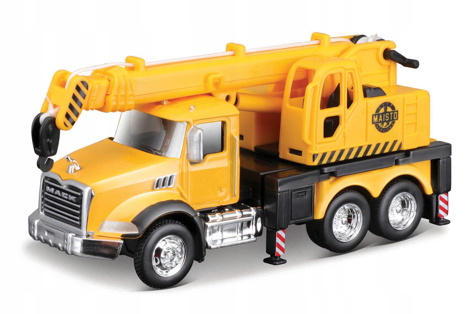 Maisto - ciężarówki Mack Granite, dźwig
