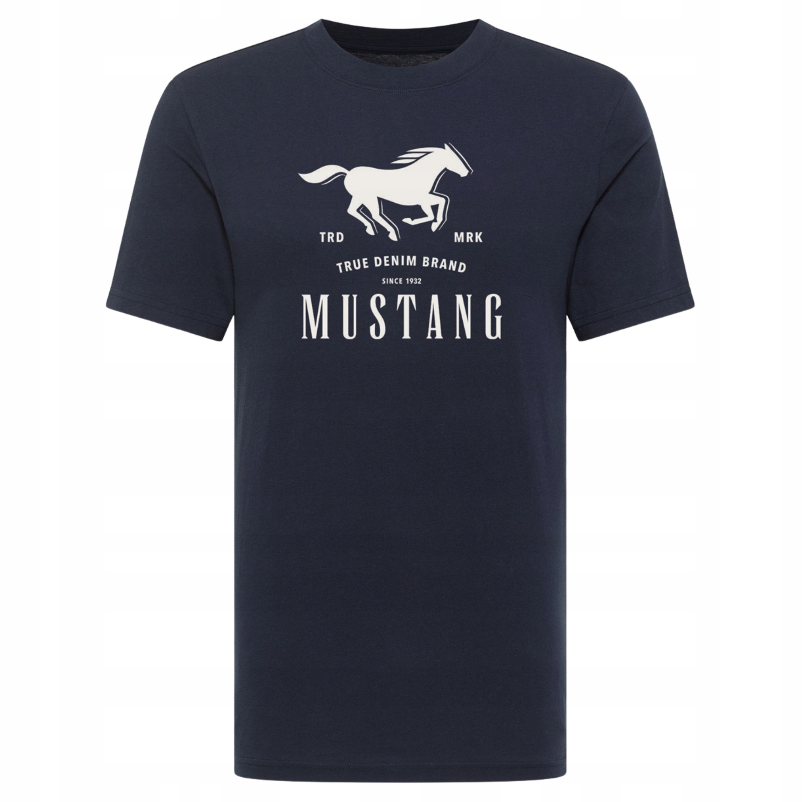 Pánské tričko Mustang Style Alex Tmavě modré Na každý den 3XL
