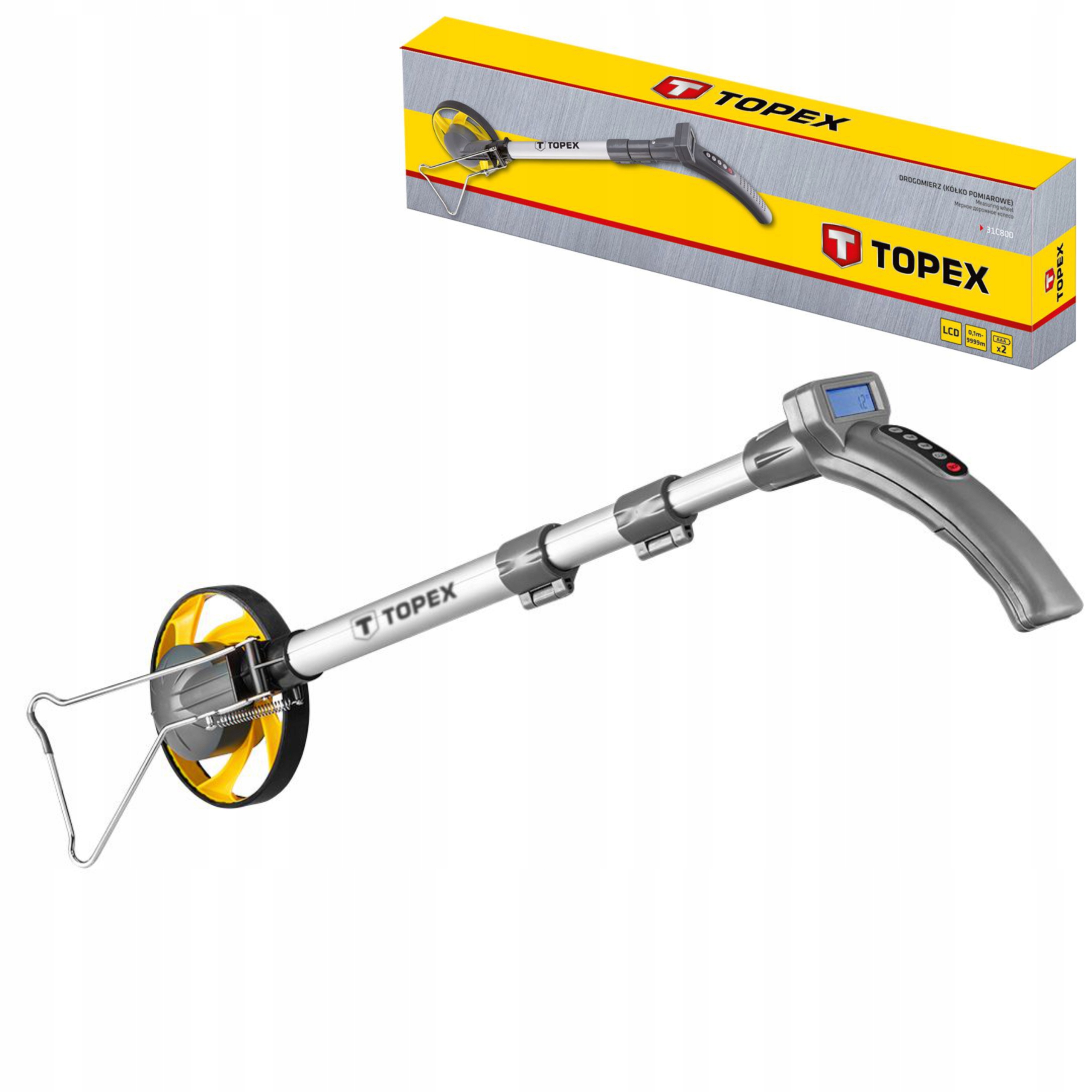 DALMIERZ z wyświetlaczem LCD Topex DROGOMIERZ