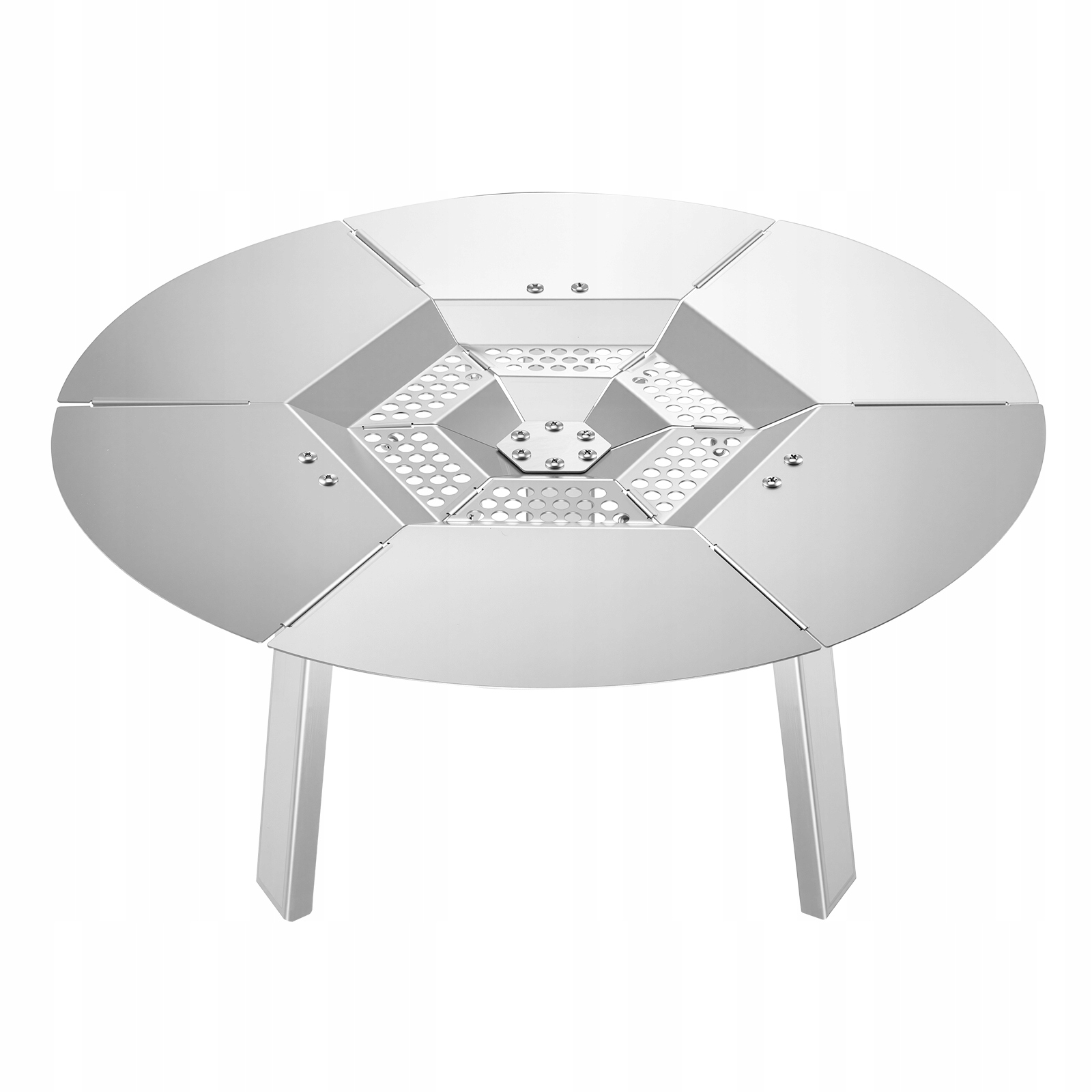 Difuzér Tepla Vevor 508X254 MM Nerezová Oceľ Okrúhla Ochrana Ohniska