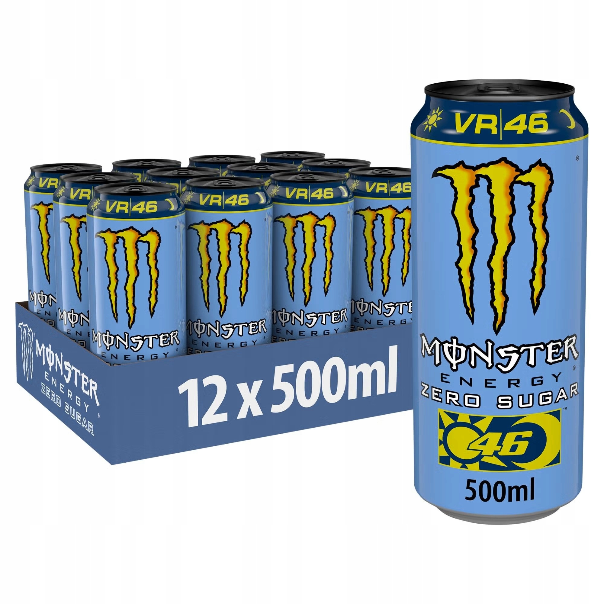 Monster Energy Drink Rossi VR46 Zero Sugar 12 x 500ml