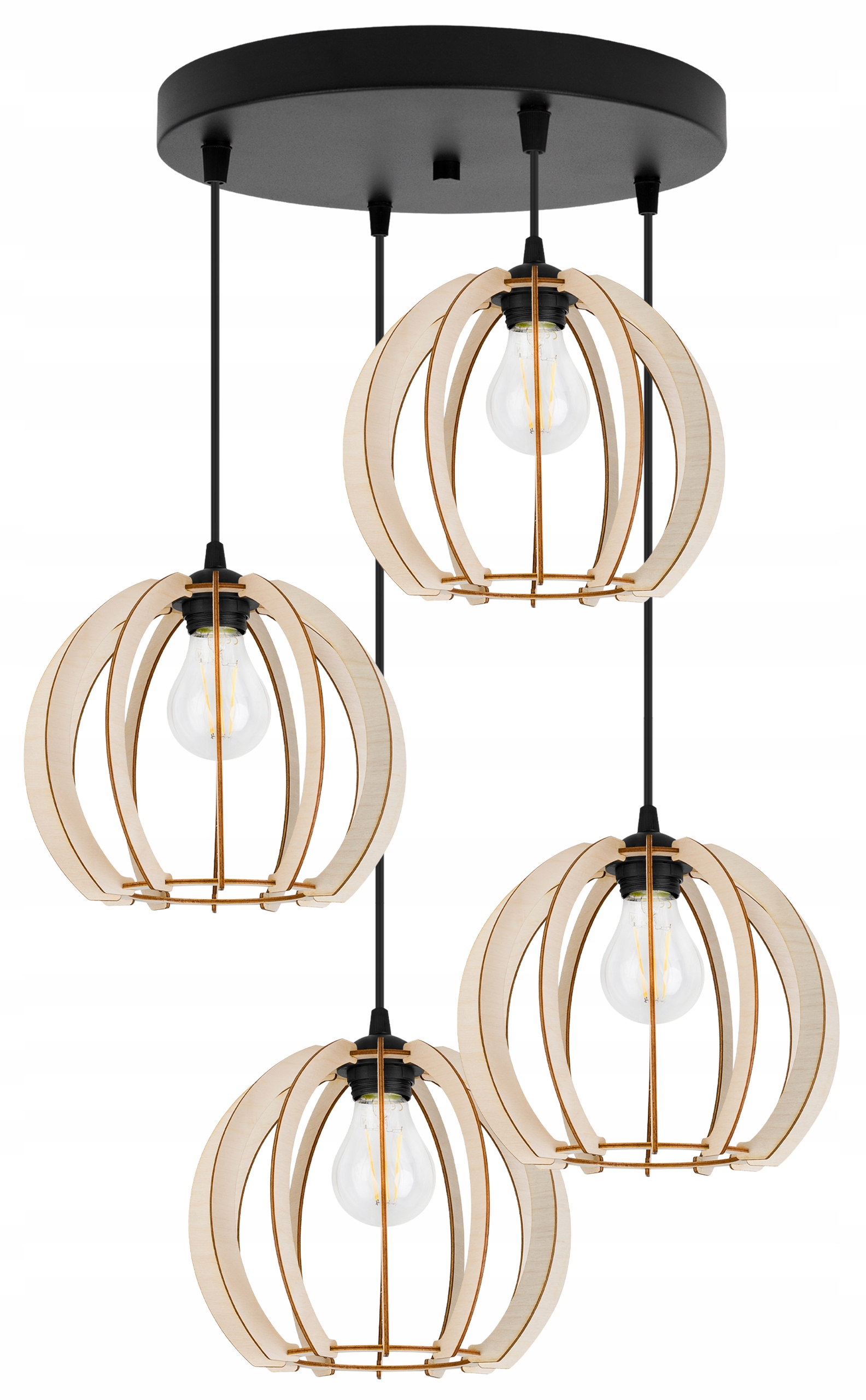 Stropná Závesná Lampa Luster Drevo Moderné Boho Do Kuchyne A Obývačky