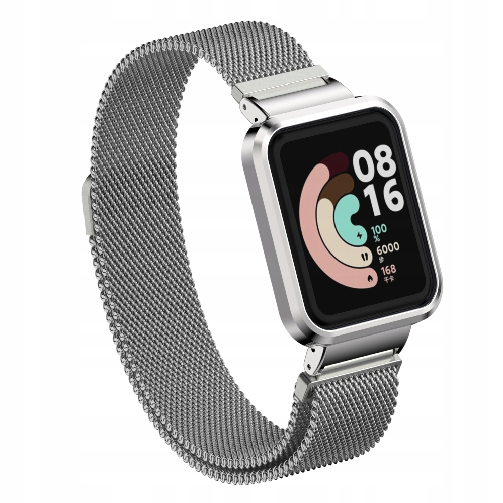PASEK BRANSOLETA OPASKA DO XIAOMI MI WATCH LITE - SILVER Stan opakowania oryginalne