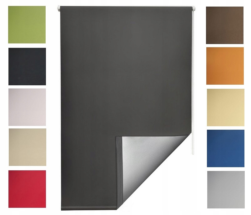 Roleta rolety alu termo na ścianę 200x180 (MaTe*200*180) • Cena