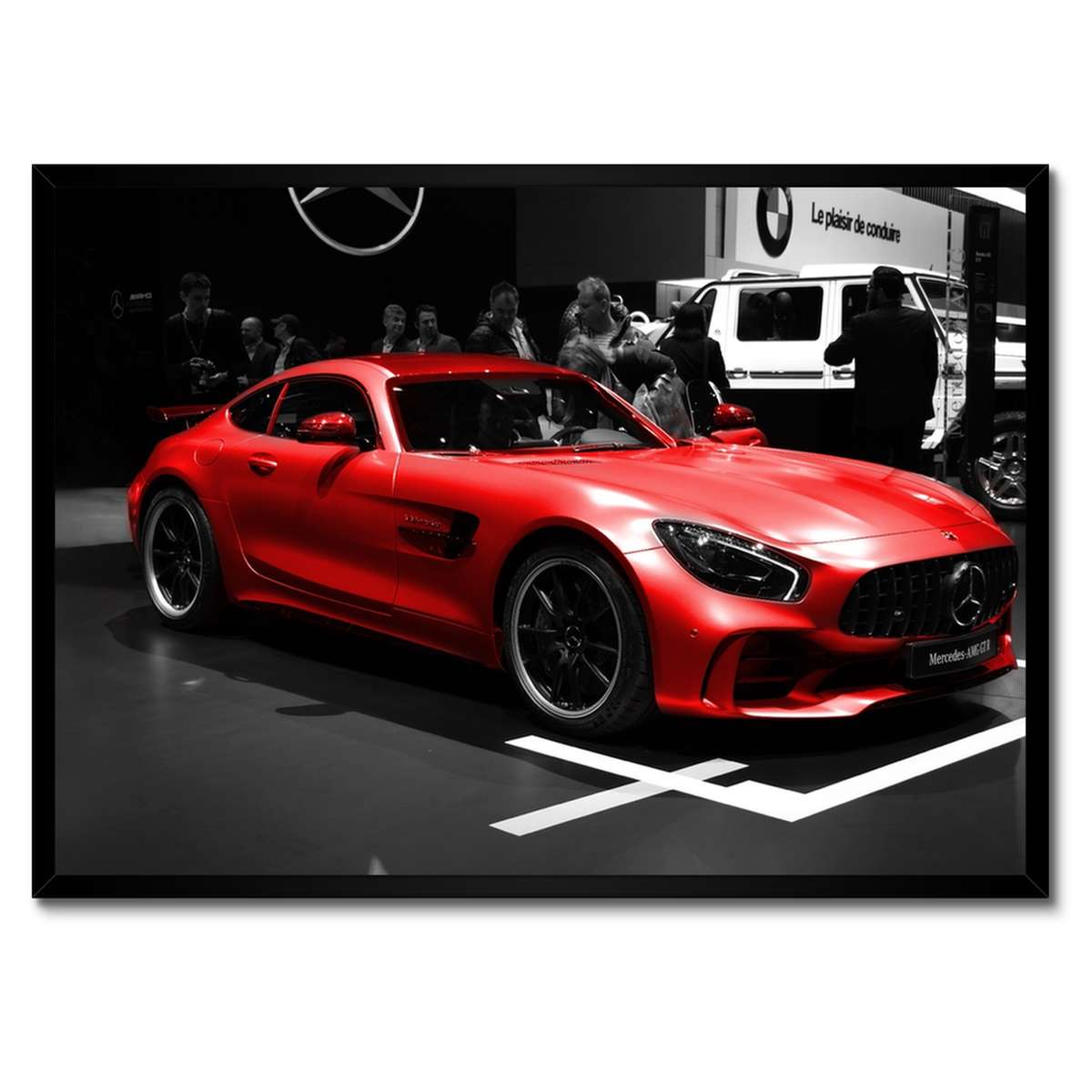 Plakáty v rámu 70x50 Mercedes Amg