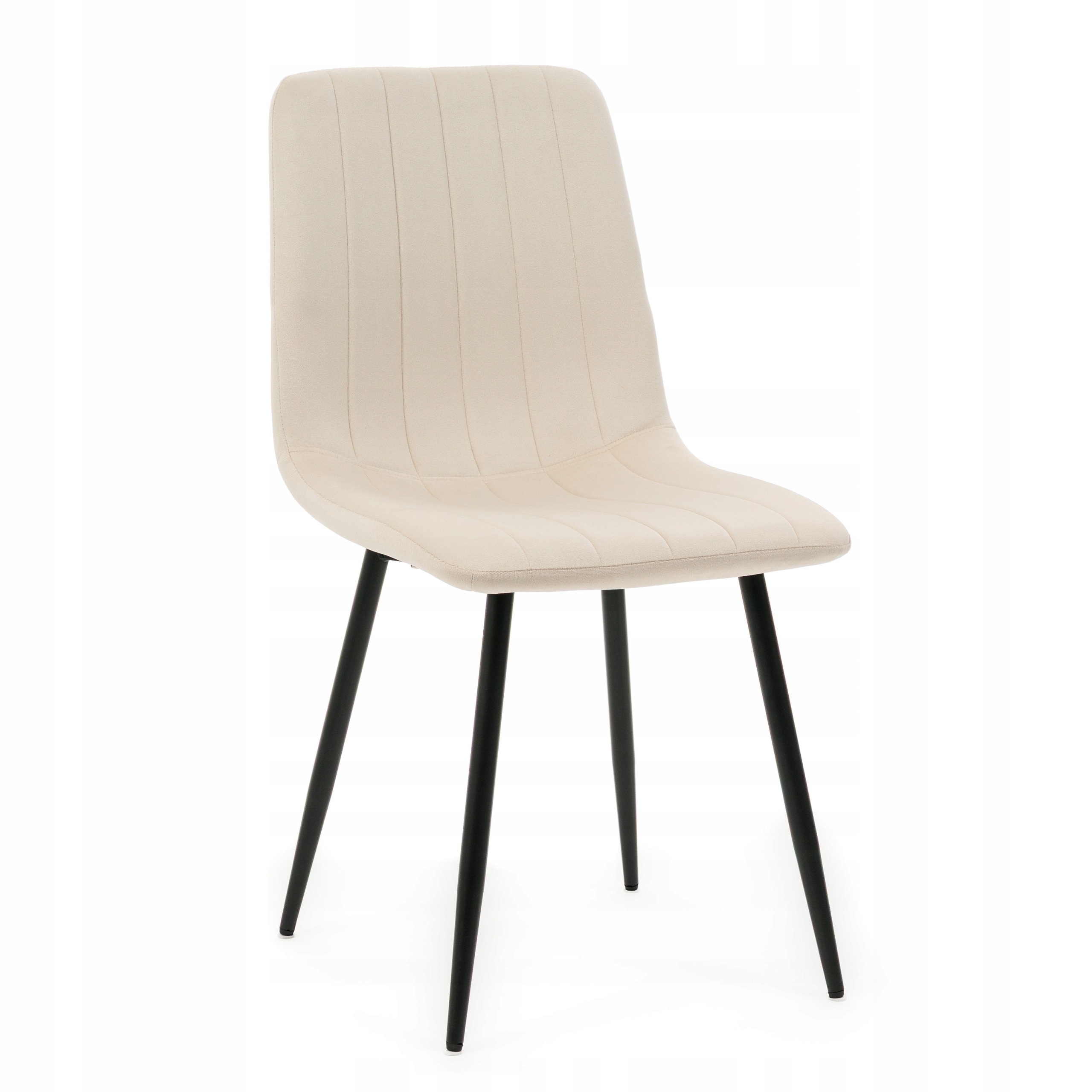 Čalouněná Židle Do Obývacího Pokoje Velur Samet Gela Béžová