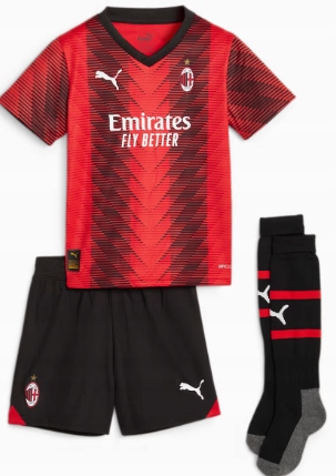 Puma Ac Milan komplet dziecięcy koszulka spodenki 770386 01