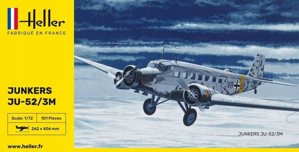 Heller 80380 1/72 Junkers Ju-52/3M