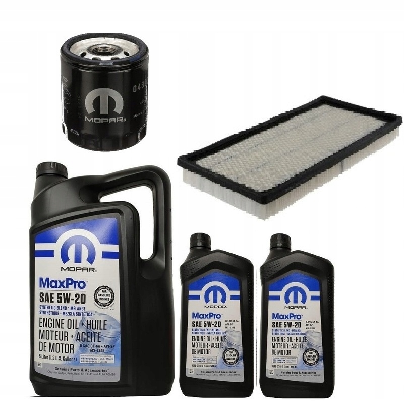 MOPAR 5W20 7L + FILTRY RAM 1500 5,7 2019-2020