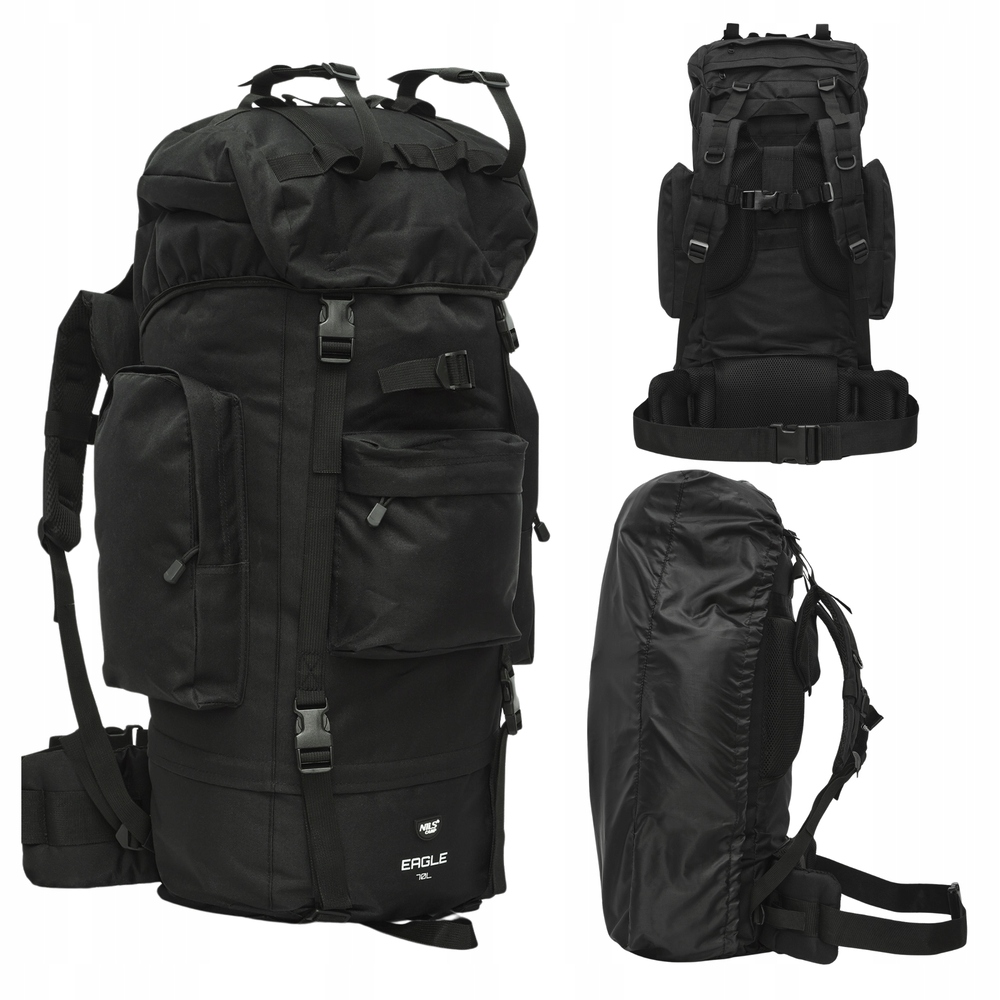 Vojenský taktický sportovní Batoh s rámem 70 l