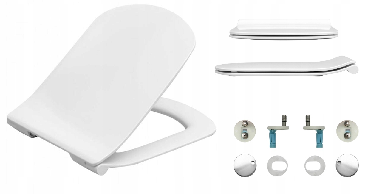 Wc sedátko Roca Dama Senso Hall Slim Tenká, pomalu padající rozteč 20