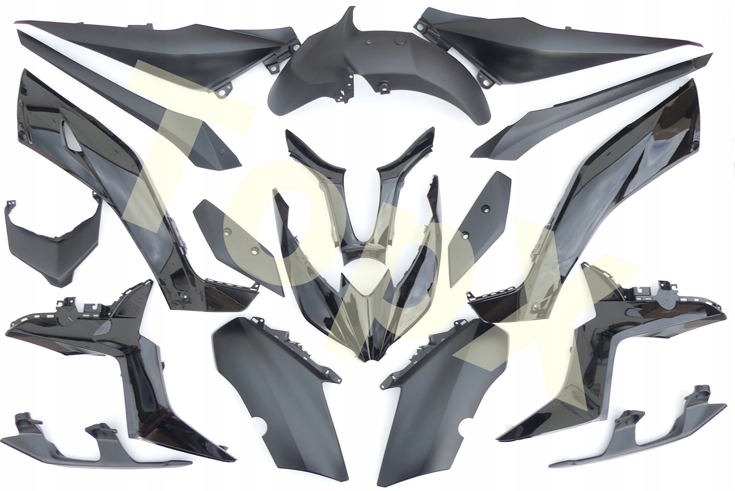 Kompletní Sada X18 Owiewka Błotnik Bok Yamaha X-max Xmax 125 300 400 17+ BL1