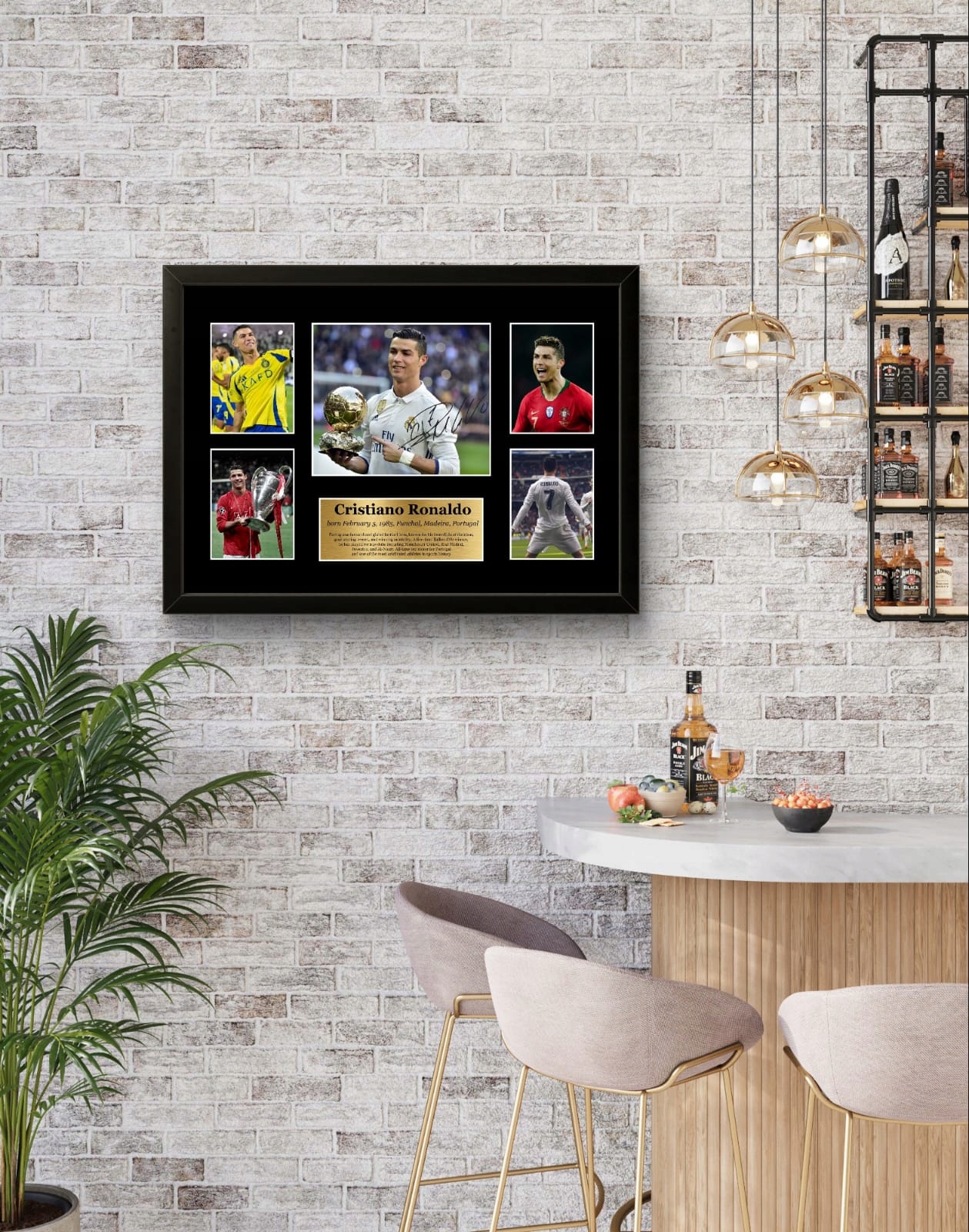 CRISTIANO RONALDO CR7 AUTOGRAF W RAMCE A3 REPRINT OBRAZ ZDJĘCIE KOPIA 30X42 Kod producenta RONALDO