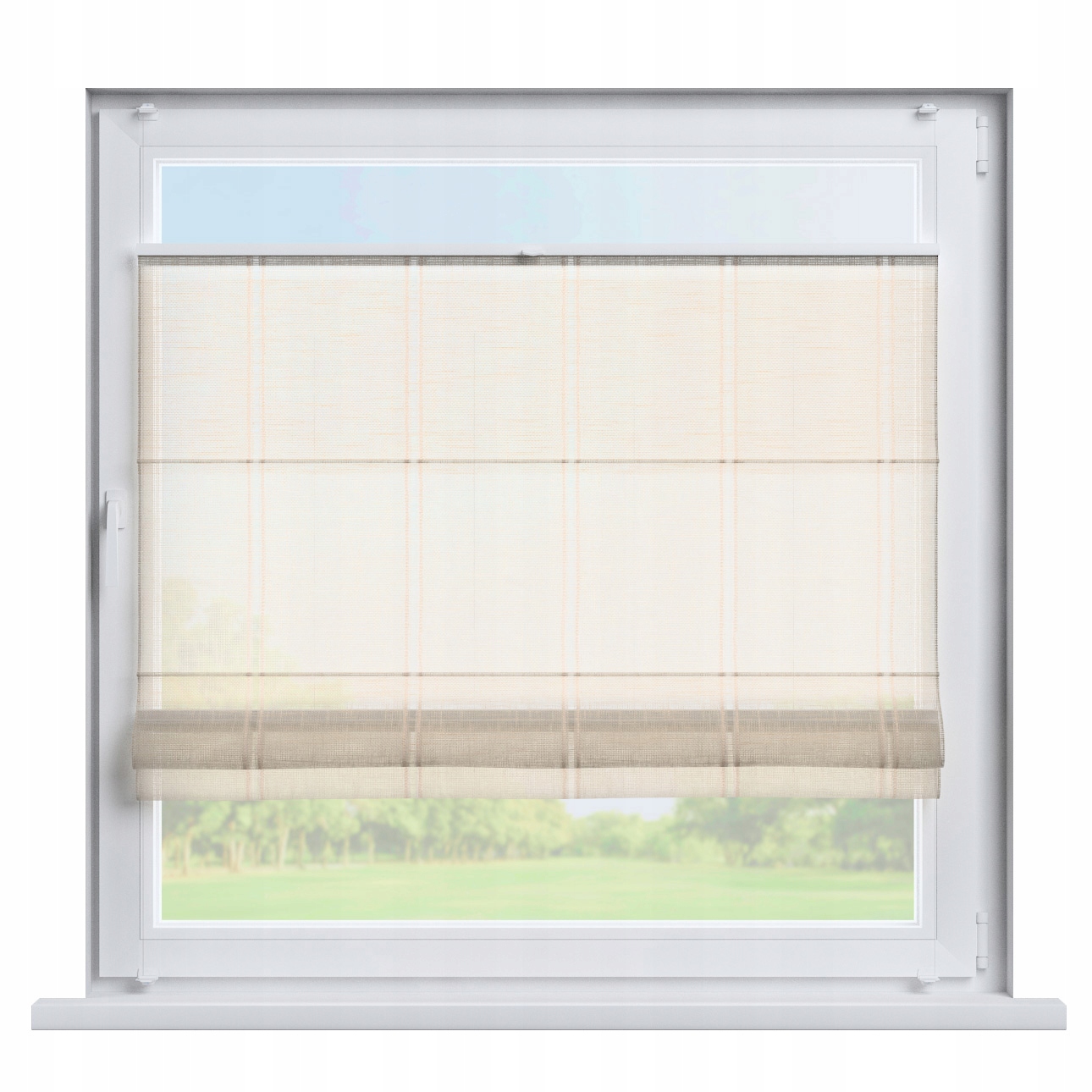 Hotová Roleta plisé Římská Sicílie 120x150 cm bílá